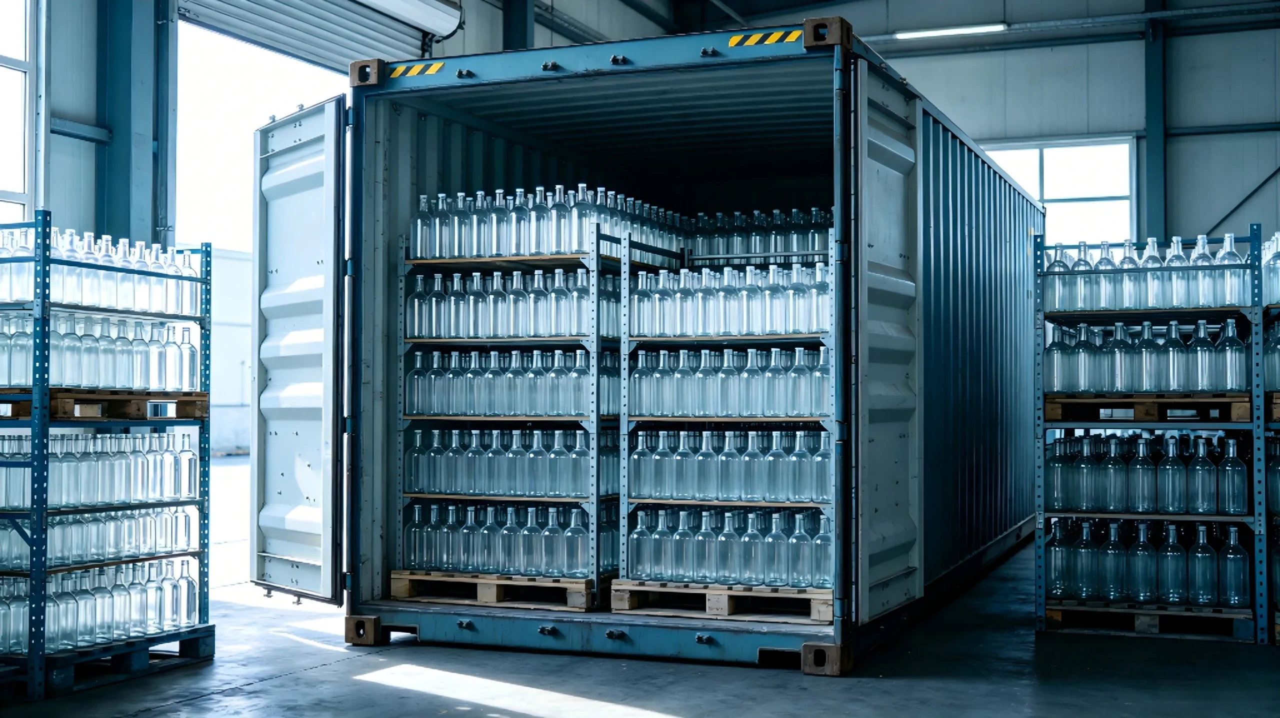 Shipping bigger bottles is heavier and takes up more space.