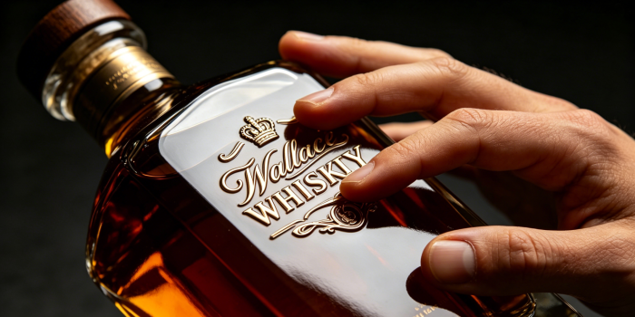 Custom 750mL Whiskey Bottle