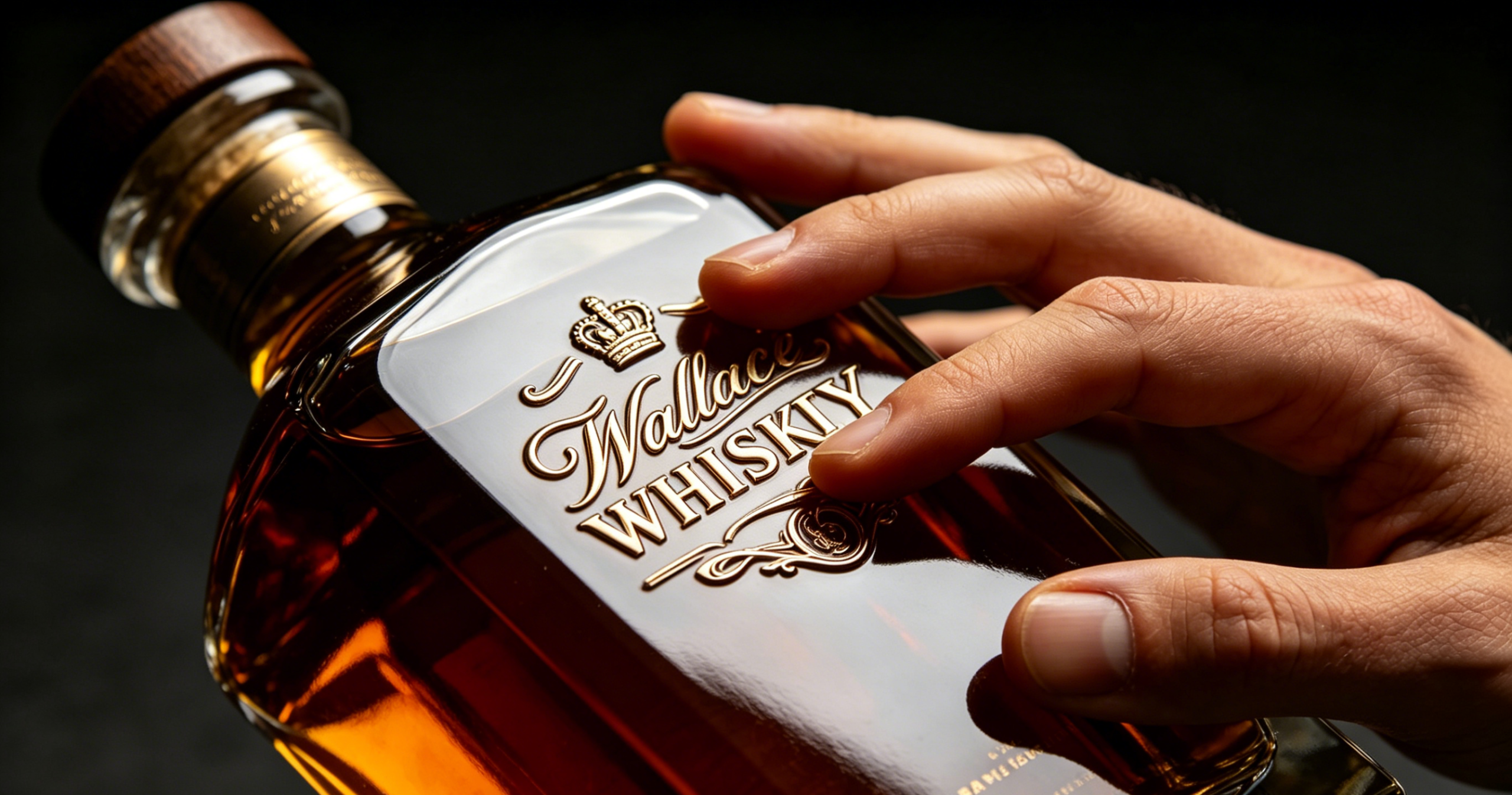 Custom 750mL Whiskey Bottle