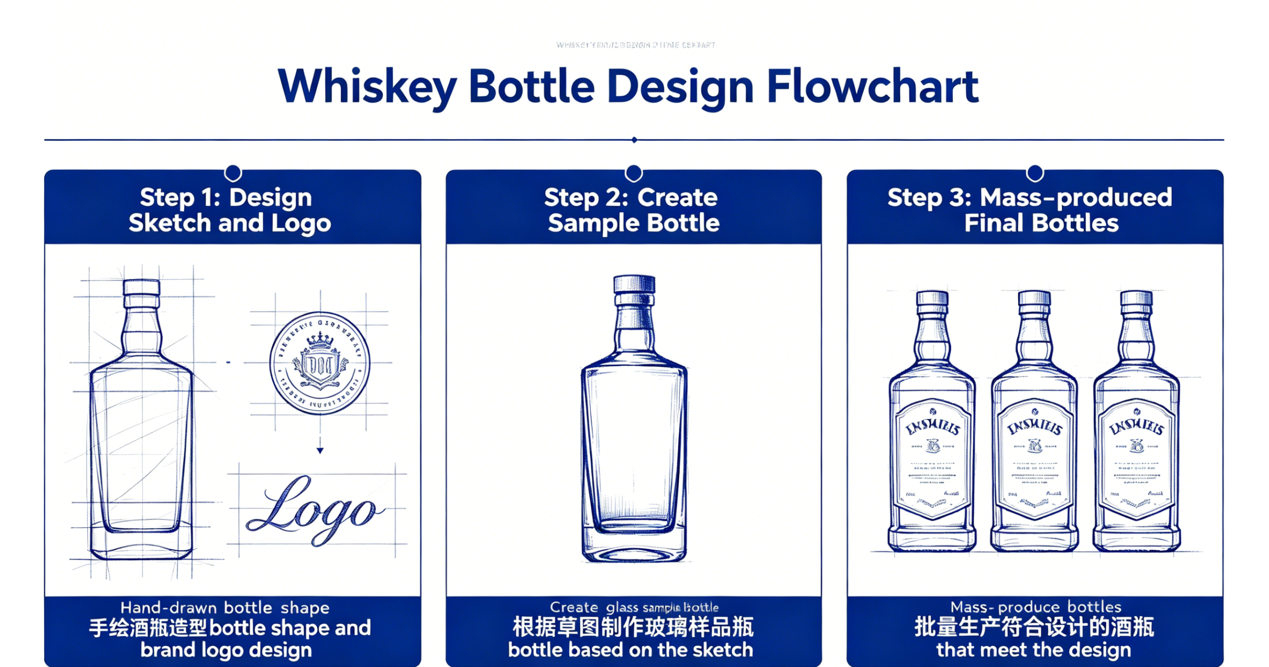 Custom 750mL Whiskey Bottle