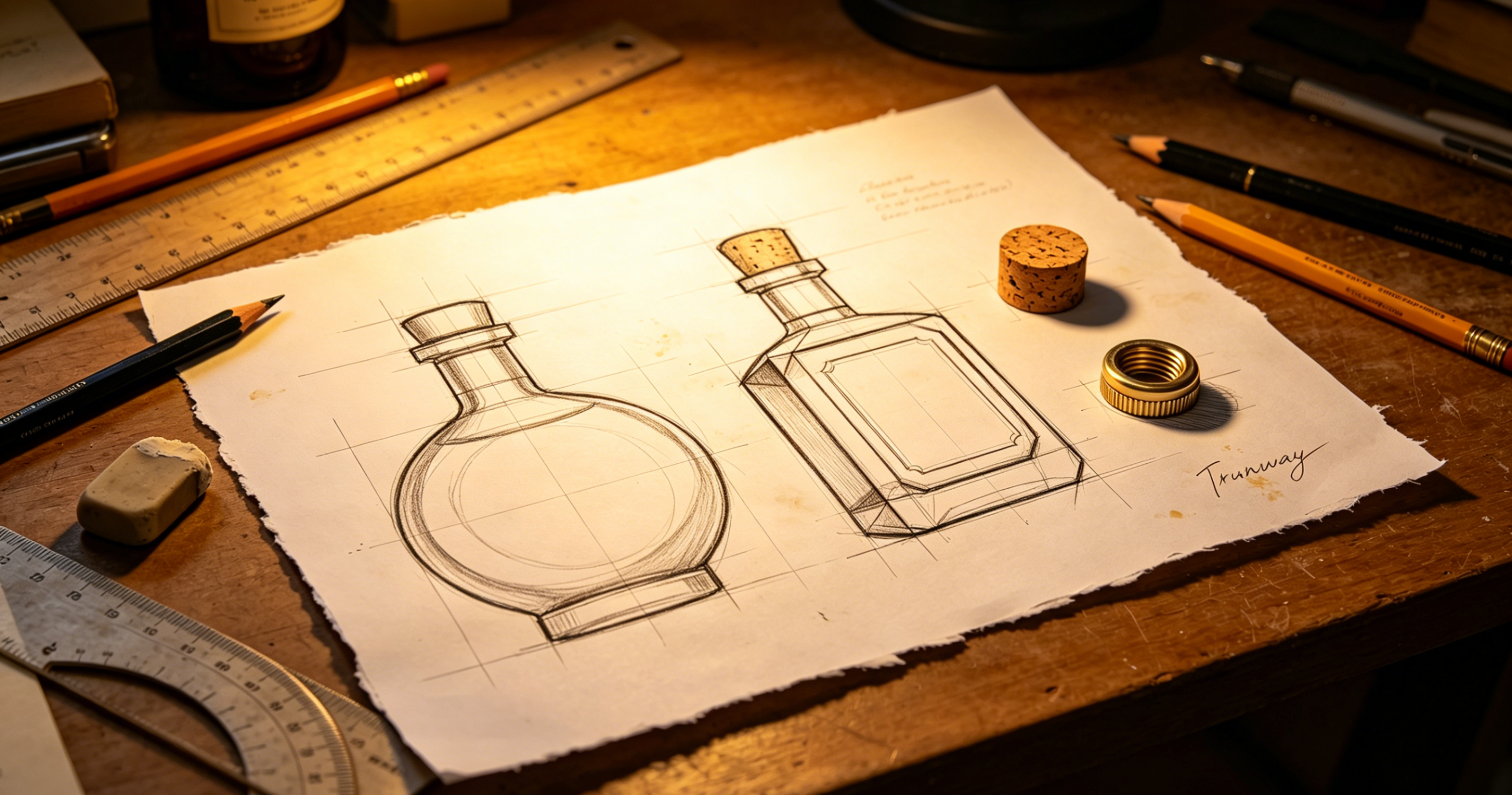 Custom 750mL Whiskey Bottle