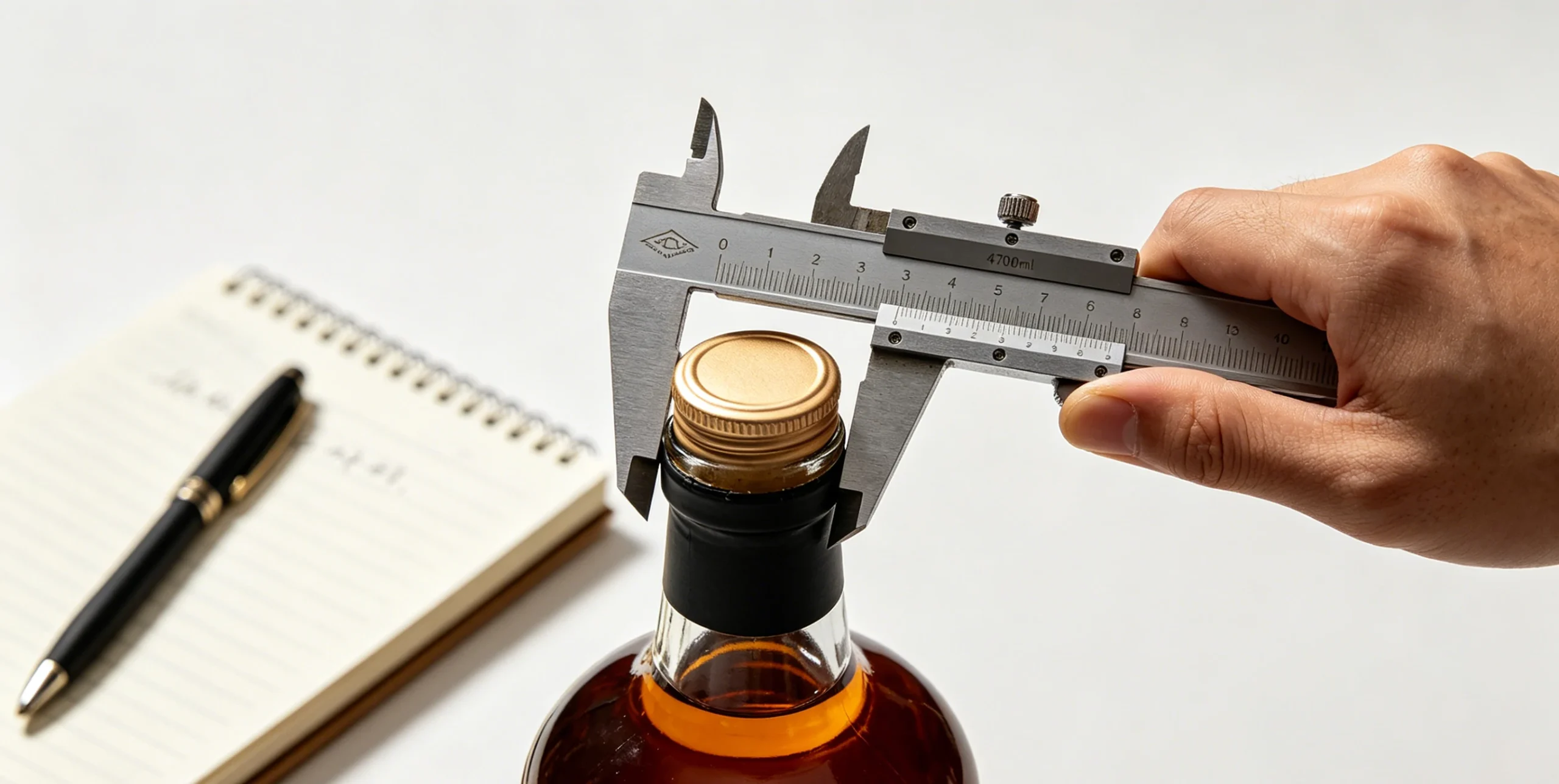 If you already have a 700ml liquor bottle, measuring the bottle neck properly will guide you to the right closure size.