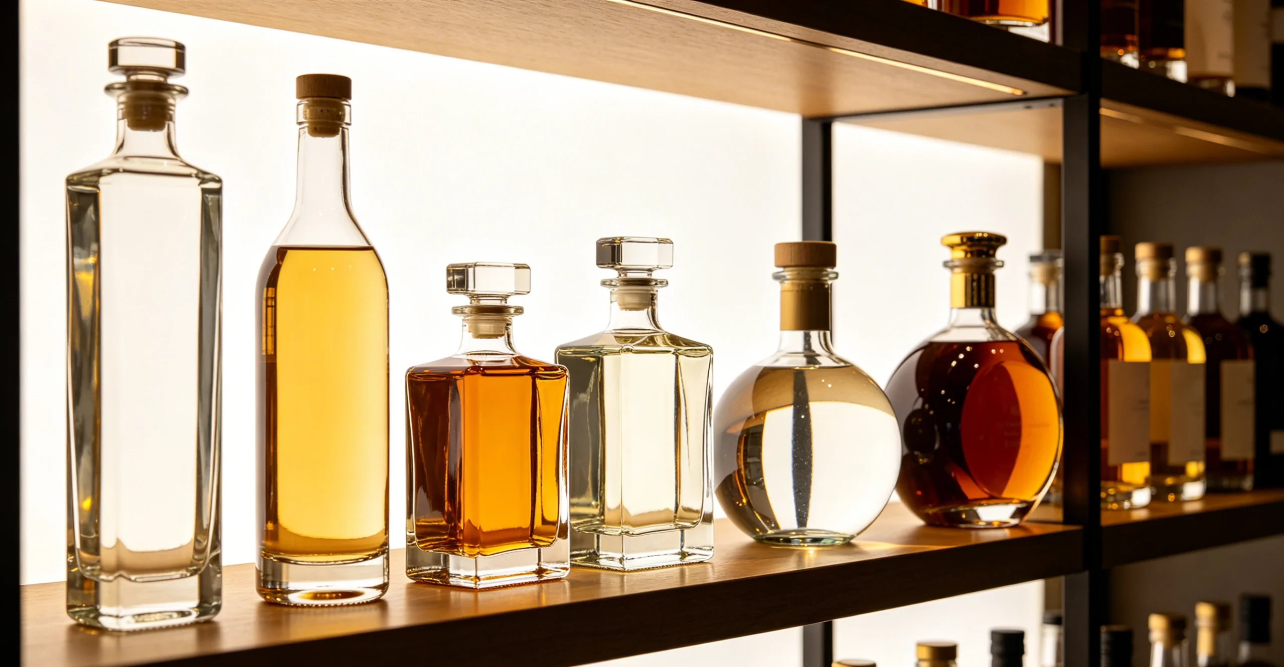 500ml Liquor Glass Bottles