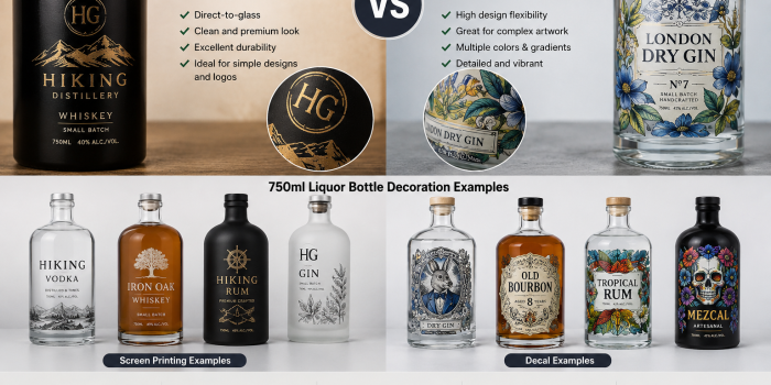 Hiking Glass Bottle