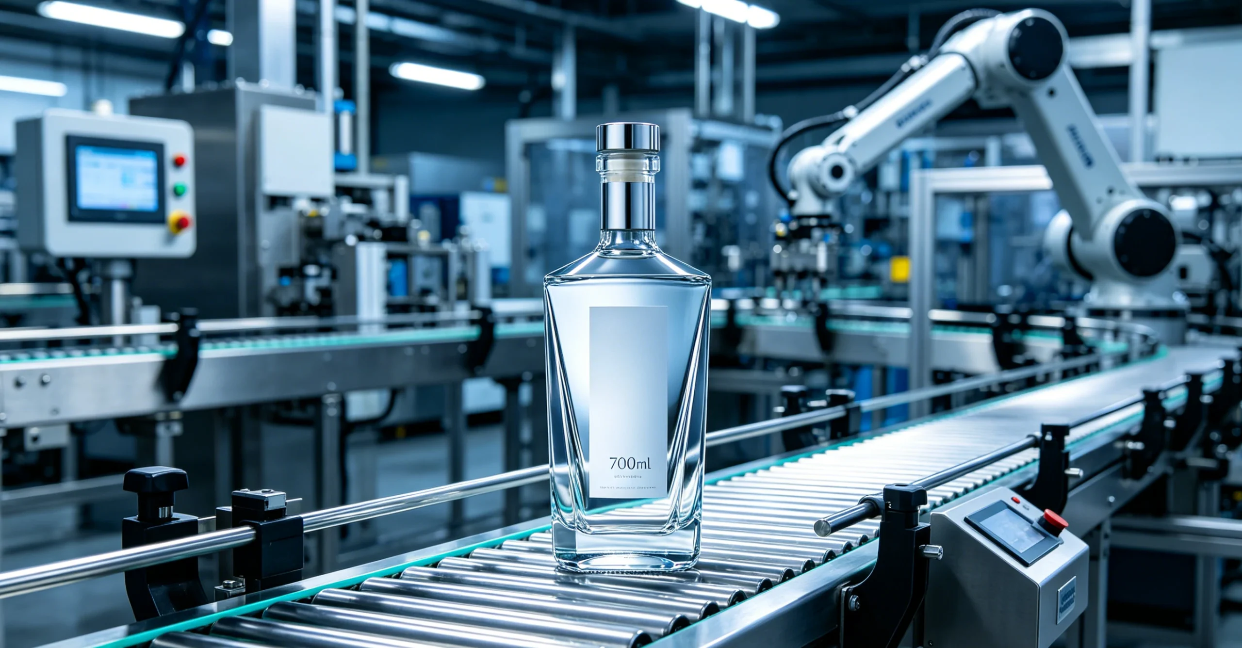 Custom 700ml Vodka Bottle