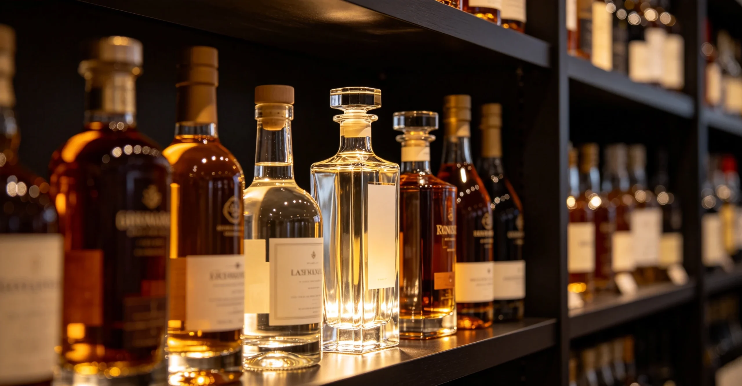 Custom 700ml Liquor Glass Bottles