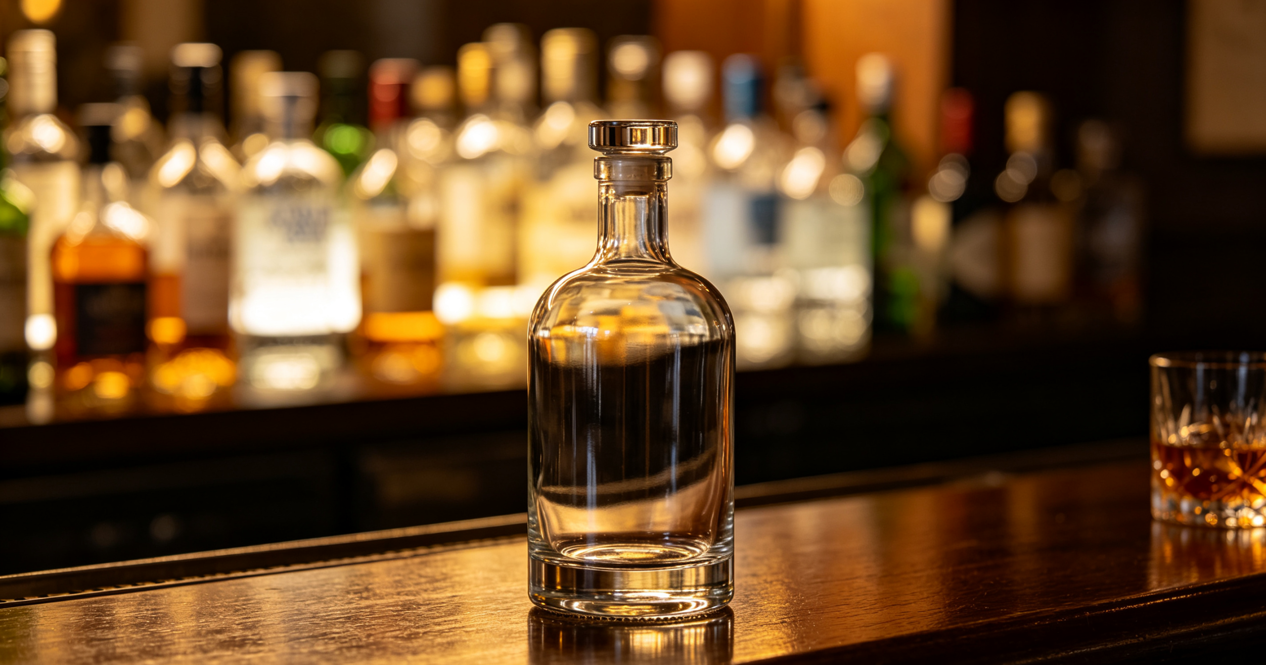 750ml Liquor Glass Bottle