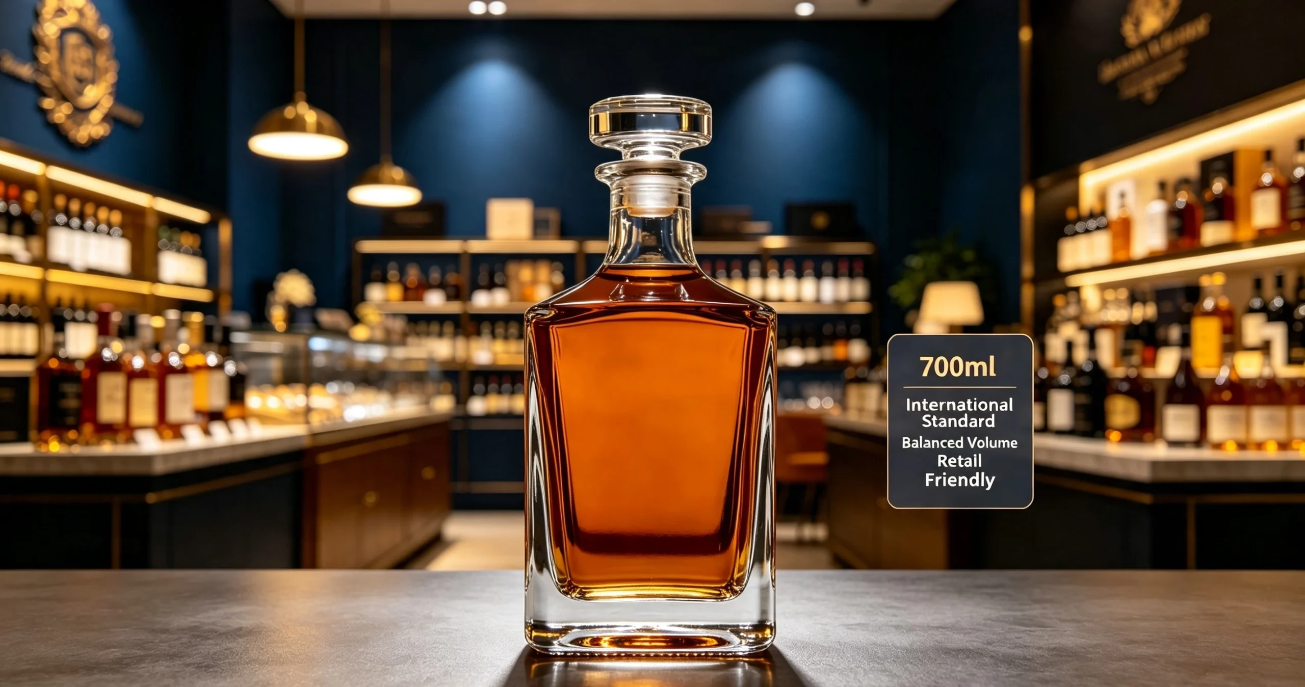 500ml 700ml 750ml Custom Spirit Bottles