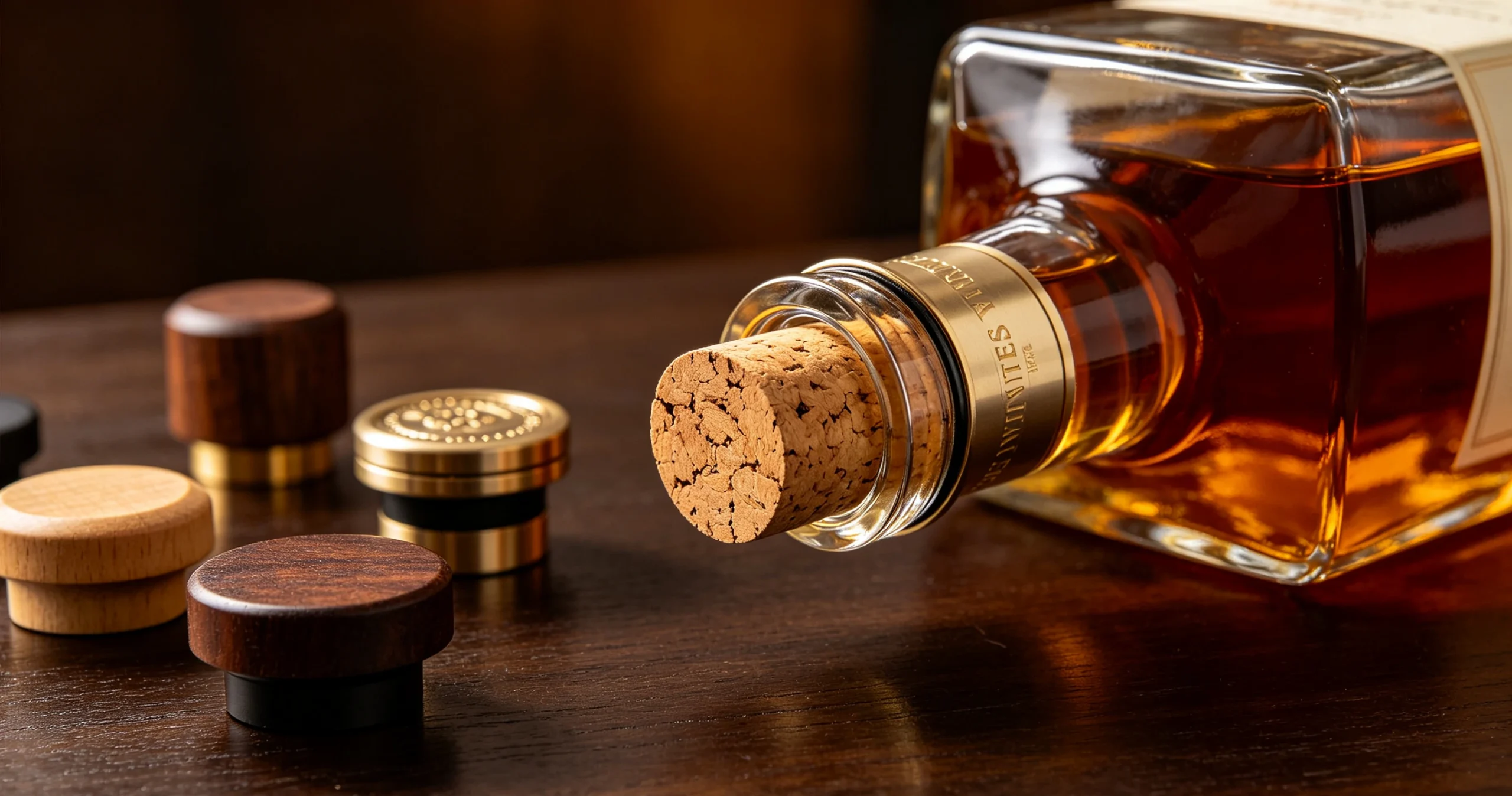 Custom Closures for Whiskey Bottles