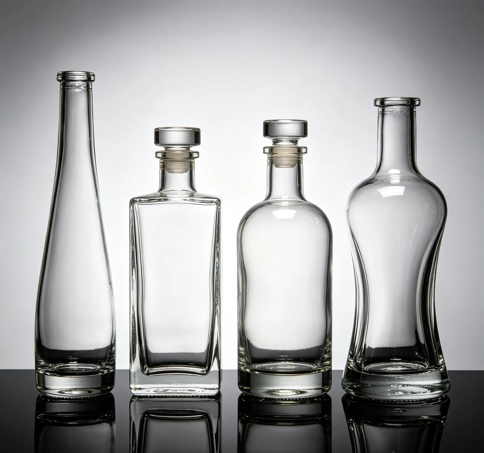 Popular Shapes for Custom Vodka Bottles