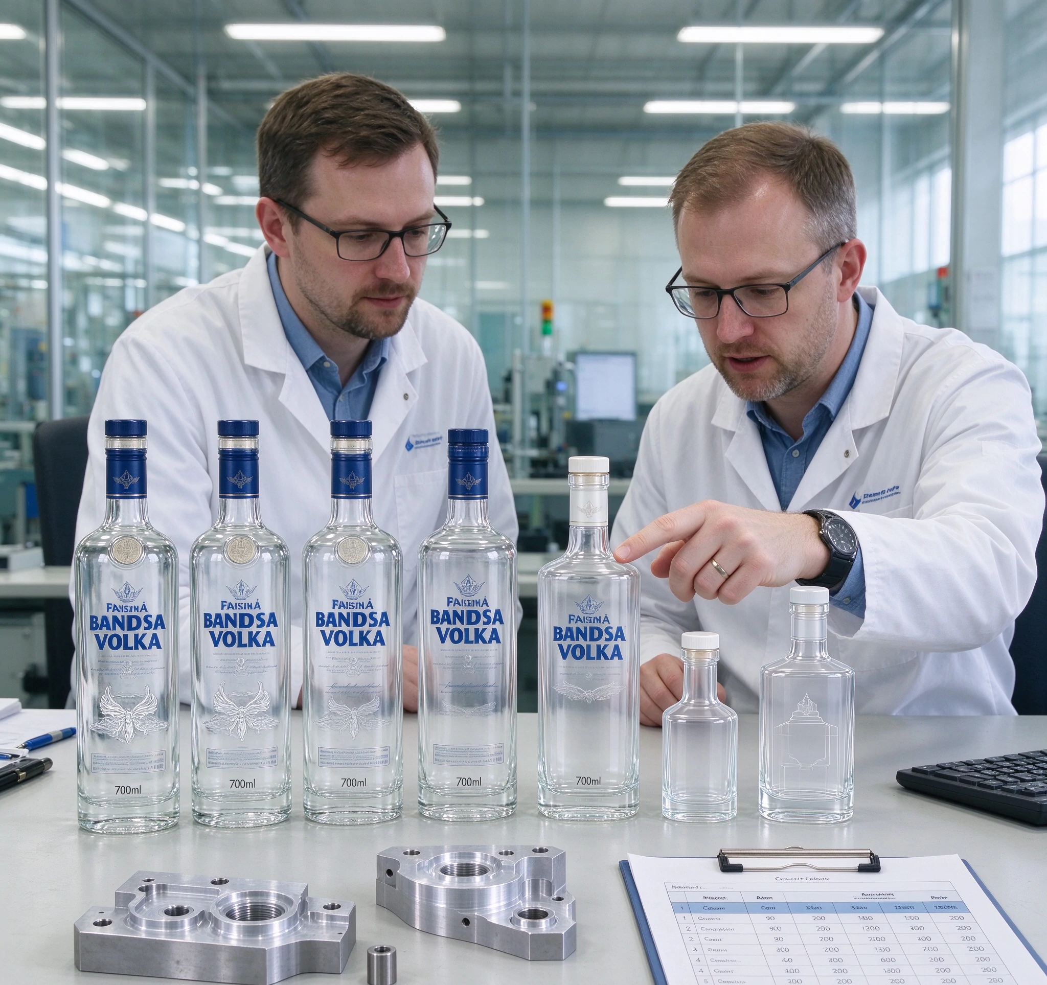 Custom 700ml Vodka Bottles