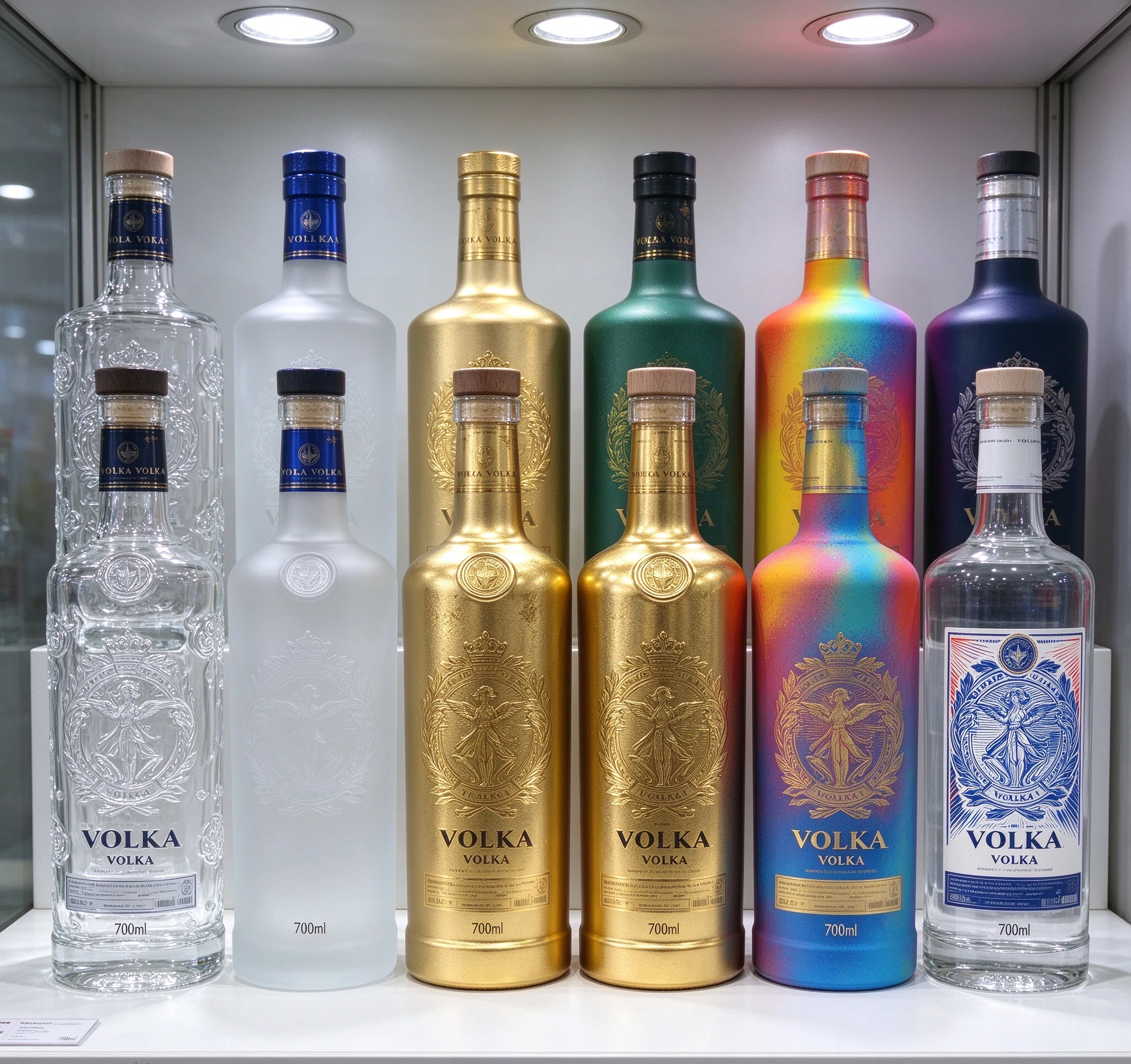 Custom 700ml Vodka Bottles