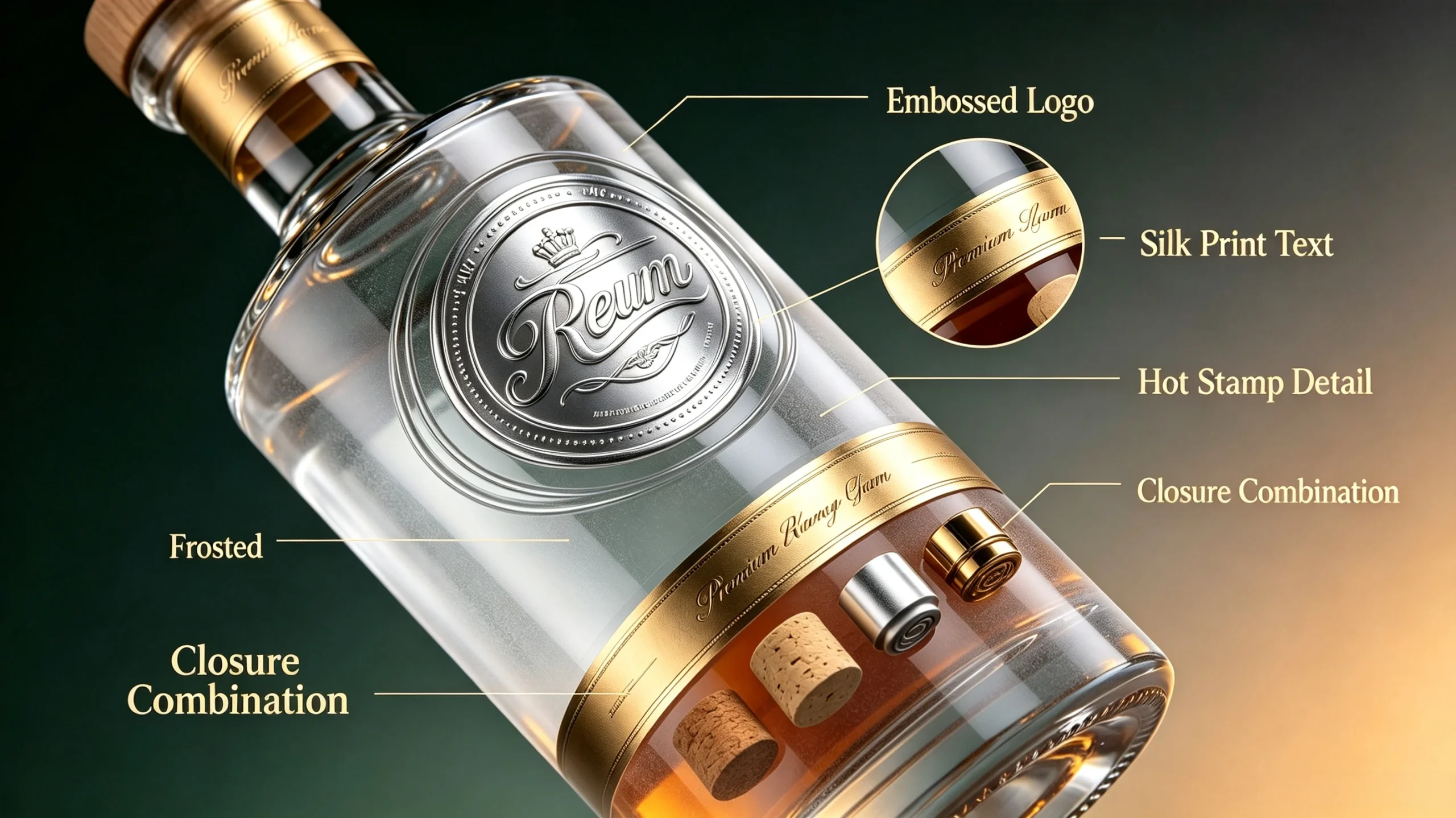 Custom Logo and Bottle Decoration