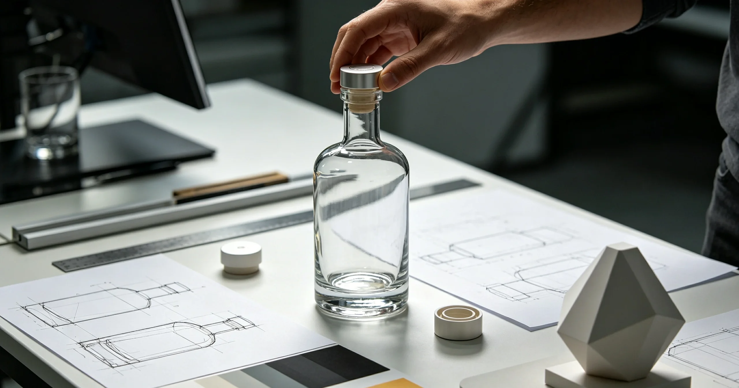 custom liquor bottle