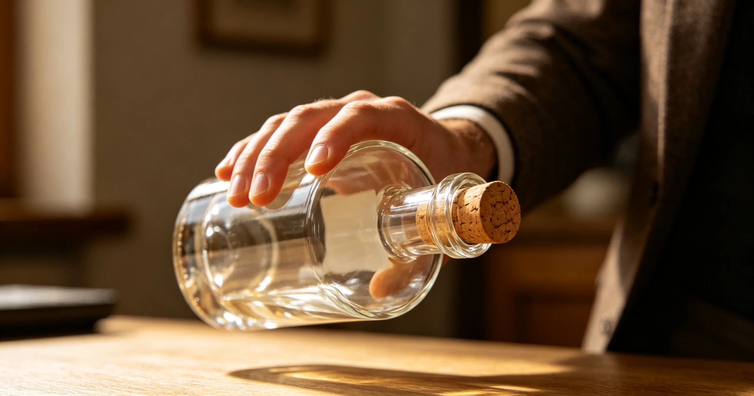 custom liquor bottle