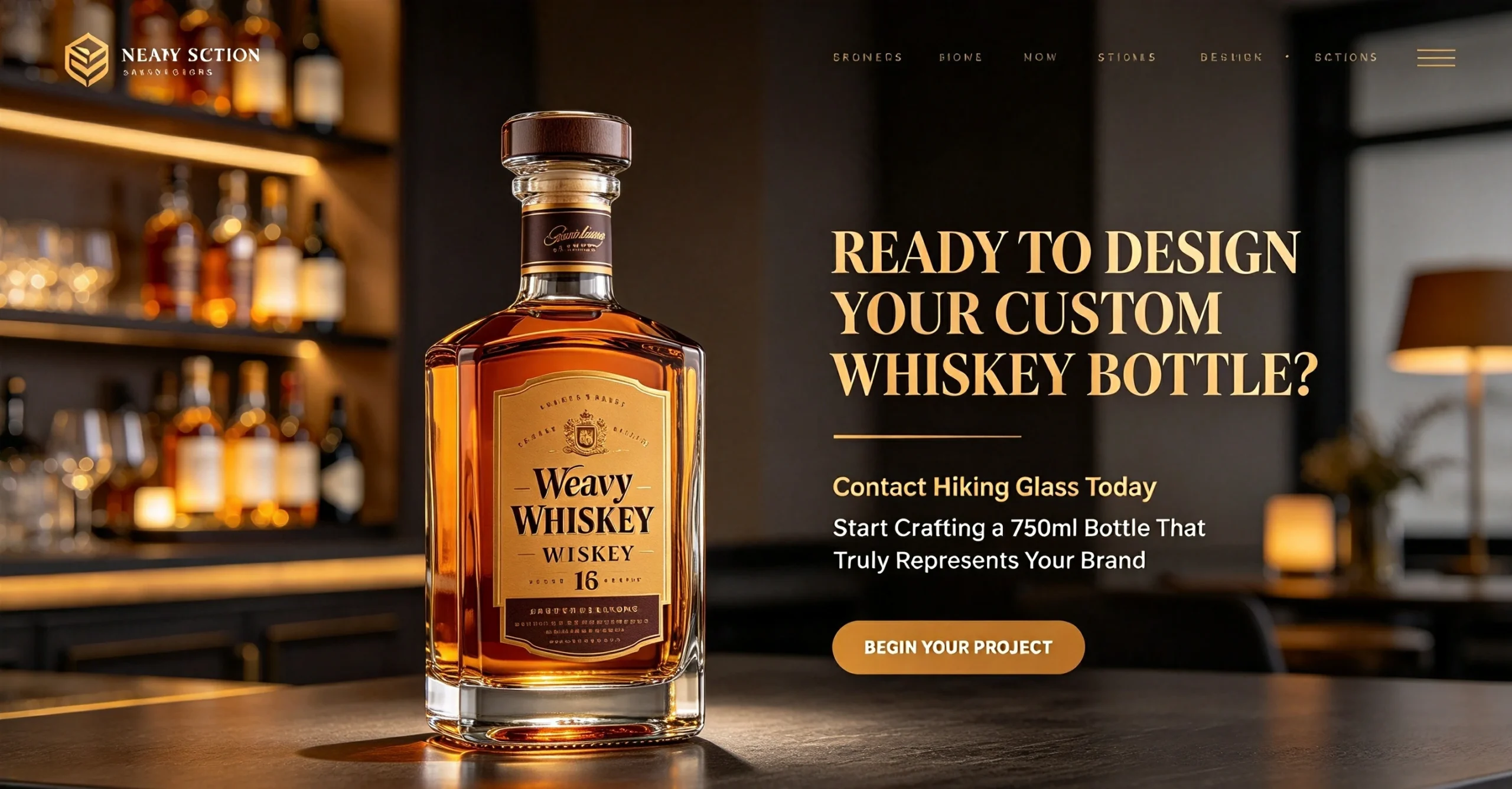 Custom 750ml Bottle