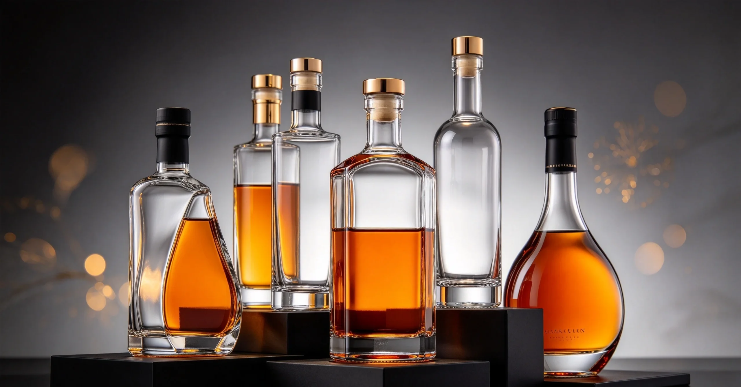 custom 700ml liquor bottles